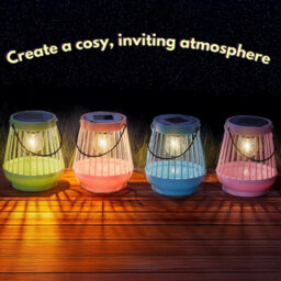 Smart Solar Marco Paul 4Pc Solar Multicoloured Garden Lanterns - thumbnail 7