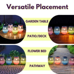 Smart Solar Marco Paul 4Pc Solar Multicoloured Garden Lanterns - thumbnail 9
