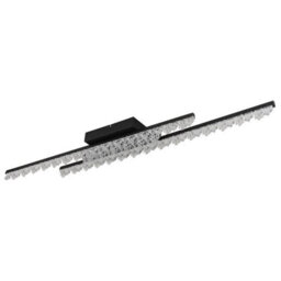 Luminosa Lighting Luminosa Hilton Semi Flush Ceiling Light Matt Black Led 3000K - thumbnail 3