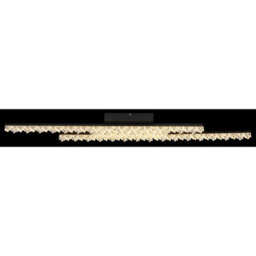 Luminosa Lighting Luminosa Hilton Semi Flush Ceiling Light Matt Black Led 3000K - thumbnail 6