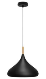 Long Life Lamps Company Classic Vintage Ceiling Pendant Light Shade Black Metal Dome Orient Style M0137 - thumbnail 3