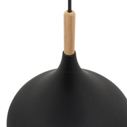Long Life Lamps Company Classic Vintage Ceiling Pendant Light Shade Black Metal Dome Orient Style M0137 - thumbnail 5