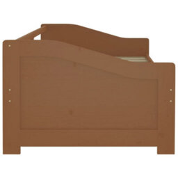 Berkfield 3-Seater Day Bed Honey Brown Solid Pinewood 90X200 Cm - thumbnail 5