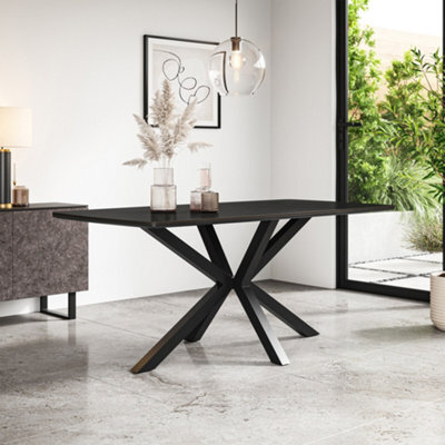 More4Homes Juno Sintered Stone Ceramic Concrete Dining Table - image 1
