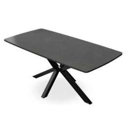 More4Homes Juno Sintered Stone Ceramic Concrete Dining Table - thumbnail 2