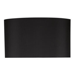 DAR Viking Black Linen Drum Shade 30Cm
