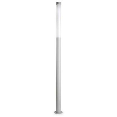 Luminosa Lighting Luminosa Lyon Outdoor Led Bollard Grey, Opal Ip65 4000K Dimmable