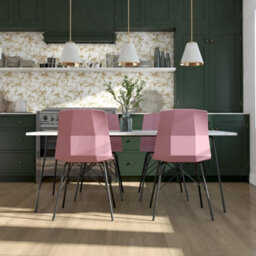Dorel Home Riley Molded Dining Chair Pink - thumbnail 2