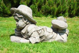 Fabulous Set Of Three Children Garden Ornament - thumbnail 6
