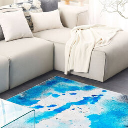 Beliani Multicolour Rug 160 X 230 Cm - Watercolour Abstract Pattern - thumbnail 2