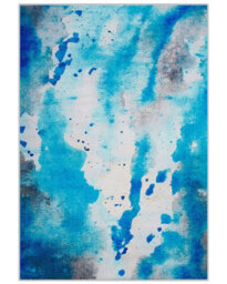 Beliani Multicolour Rug 160 X 230 Cm - Watercolour Abstract Pattern - thumbnail 1