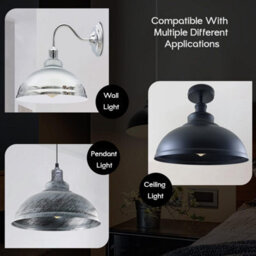2Pack Light Shade Ceiling, Metal Orange Lampshades For Ceiling Lights, Easy Fit Pendant Lamp Shades For Table Lamps, Living Room - thumbnail 6