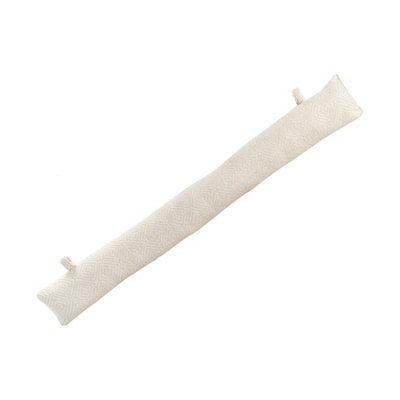 Nicola Spring Chevron Draught Excluder - 80Cm - Natural