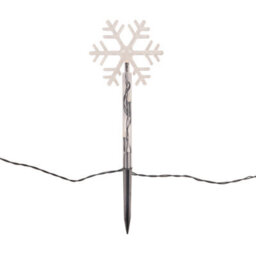 Groundlevel Set Of 8 Garden Led Snowflake Lights - thumbnail 3