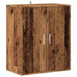 Berkfield Shoe Cabinet Old Wood 60X35X70 Cm Engineered Wood - thumbnail 2