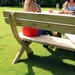 Harriet 6 Seater Dining Set Garden Dining Set By Zest Outdoor Living - thumbnail 3