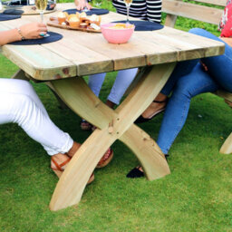 Harriet 6 Seater Dining Set Garden Dining Set By Zest Outdoor Living - thumbnail 6