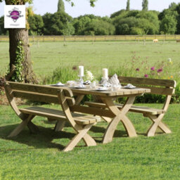 Harriet 6 Seater Dining Set Garden Dining Set By Zest Outdoor Living - thumbnail 7