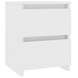 Vidaxl Bedside Cabinet White 30X30X40 Cm Engineered Wood - thumbnail 1