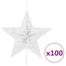 Berkfield Led Star Curtain Fairy Lights 500 Led Blue 8 Function - thumbnail 6