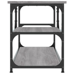 Berkfield Industrial Tv Cabinet Grey Sonoma 103X38X46.5 Cm Engineered Wood And Steel - thumbnail 5