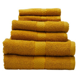 Orsina 6Pc Towel Set, Ultra-Soft Cotton Towels With Quick-Dry Technology, Includes 2 Bath Towels, 2 Hand Towels
