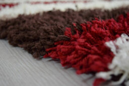 "Bravich Red Waves Shaggy Rug - California - 80X150Cm (2'8""x5')" - thumbnail 4