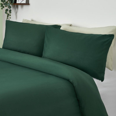 OHS Plain Dye 2 X Pack Of Housewife Pair Pillowcases Set