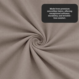 Aspire Homeware Beige Fitted Sheet-(30Cm) Deep Hotel Quality -Breathable Fitted Bed Sheets Super King (L)200Cm X (W)180Cm - thumbnail 4
