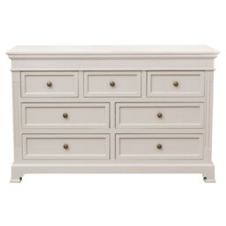 Melody Maison Large 7 Drawer Chest Of Drawers - Daventry Taupe-Grey Range - thumbnail 4