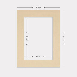 Ak Frames 8X6 Ivory Picture Mounts To Fit 6X4 Aperture Size - Mount Board Only (No Frame Included) - thumbnail 3
