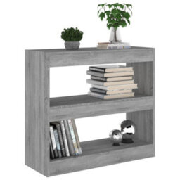 Vidaxl Book Cabinet/room Divider Grey Sonoma 80X30X72 Cm - thumbnail 5
