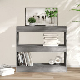 Vidaxl Book Cabinet/room Divider Grey Sonoma 80X30X72 Cm - thumbnail 1