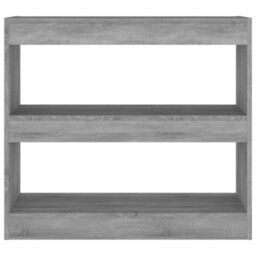 Vidaxl Book Cabinet/room Divider Grey Sonoma 80X30X72 Cm - thumbnail 3