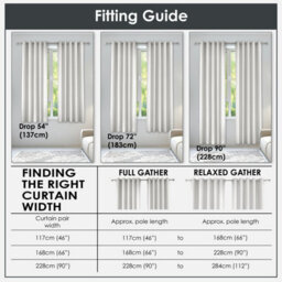Emma Barclay Sorrento Ultra Blackout Eyelet Curtains, White - 66 X 72 Inch Pair - thumbnail 3