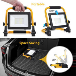 Aigostar European Standard Plug - 30W Led Work Light 2800Lm Portable Super Bright Loft Light - thumbnail 3