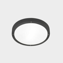 Luminosa Lighting Luminosa Basic 0Cm Outdoor Flush Urban Grey Led 13.5W Cct 2700-3200-4000K Ip66 On-Off - thumbnail 1
