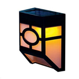 Latto Home Solar Panel Fence Led Wall Light Outdoor Waterproof Garden Security Lamp Set Of 4 - thumbnail 3