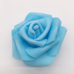 Living And Home 50-Pack Light Blue Foam Rose Heads For Wedding Decorations - thumbnail 8