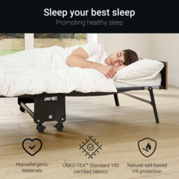 Jay-Be Re80 Rollaway Folding Bed With E-Fibre Mattress, Single - thumbnail 8