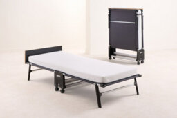 Jay-Be Re80 Rollaway Folding Bed With E-Fibre Mattress, Single