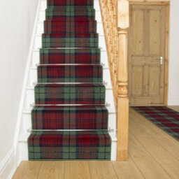 Tartan Stair Runner - Soft & Durable Carpet Runner For Stairs & Staircases, Multiple Lengths - thumbnail 1