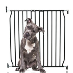 Bettacare Eco Screw Fit Pet Gate, Black, 80Cm - 90Cm, Screw Fitted Dog Gate, Safety Gate For Puppy - thumbnail 1