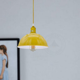 Easy Fit Light Shade Vintage 2 Pack Of Metal 21Cm Dome Ceiling Light Shade Pendant Light Lampshade For Kitchen - thumbnail 2