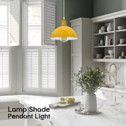 Easy Fit Light Shade Vintage 2 Pack Of Metal 21Cm Dome Ceiling Light Shade Pendant Light Lampshade For Kitchen - thumbnail 3