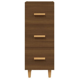 Berkfield Sideboard Brown Oak 34.5X34X90 Cm Engineered Wood - thumbnail 5