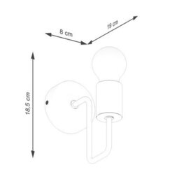 Luminosa Lighting Luminosa Timbo Loft Wall Lamp Black - thumbnail 7