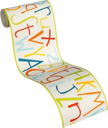 As Creation Letter Puzzle 5 M X 0.13 M Multi-Coloured Kids Room Border 345813 Green Orange Yellow - thumbnail 2