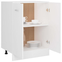 Vidaxl Bottom Cabinet Lyon White 60X46X81.5 Cm Engineered Wood - thumbnail 4