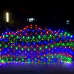 HSD 180 Led Multicolour Net Lights (1.8M X 1.2M) - Battery Fairy Lights For Christmas, Weddings, And Home Decor